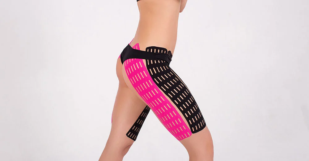 Лимфодренаж бёдер лимфодренажное тейпированиие ног